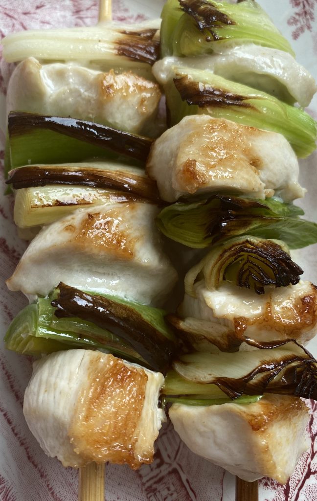yakitori poulet poireau
